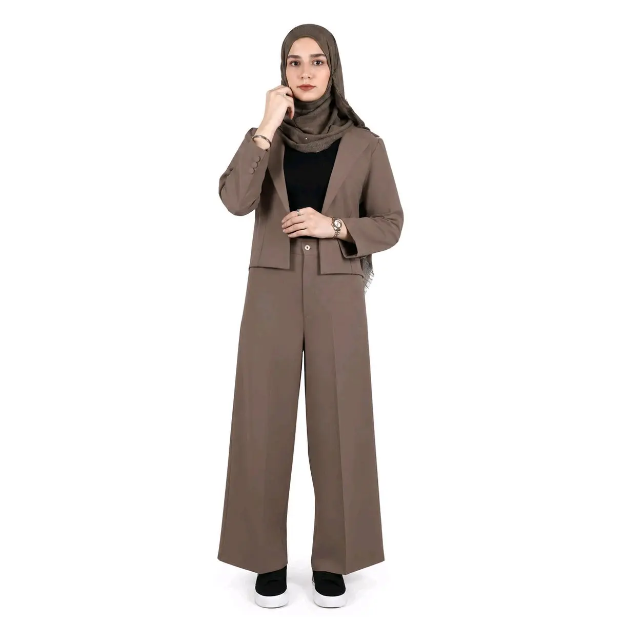 کت قهوه ای دخترانه کد 3775