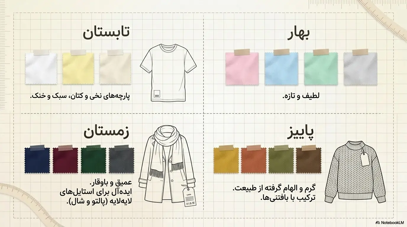 راهنمای ست کردن رنگ لباس کودکان برای فصل های مختلف