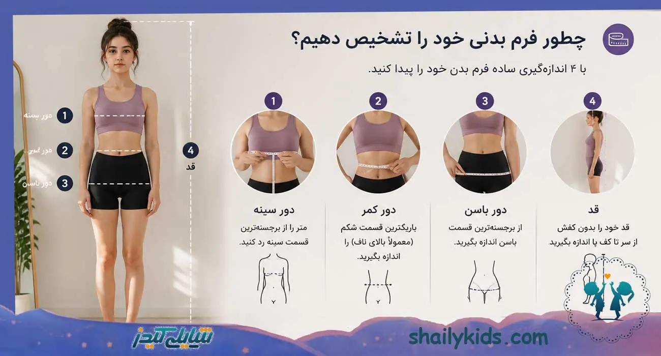 نحوه تعیین نوع فرم بدنی در نوجوانان